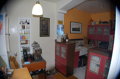 Dining nook and kitchen Dining nook and kitchen